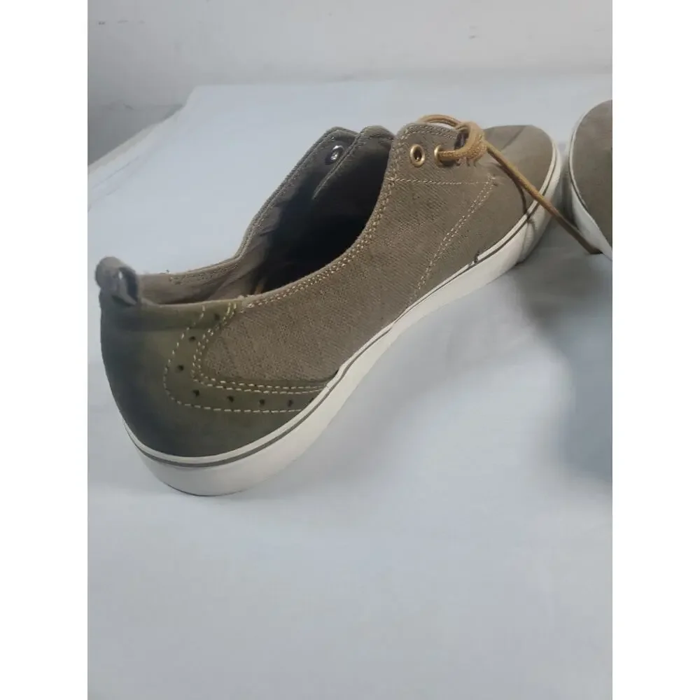 GAP Factory Gray Canvas Lace Up Fashion Sneakers Men’s Size 11